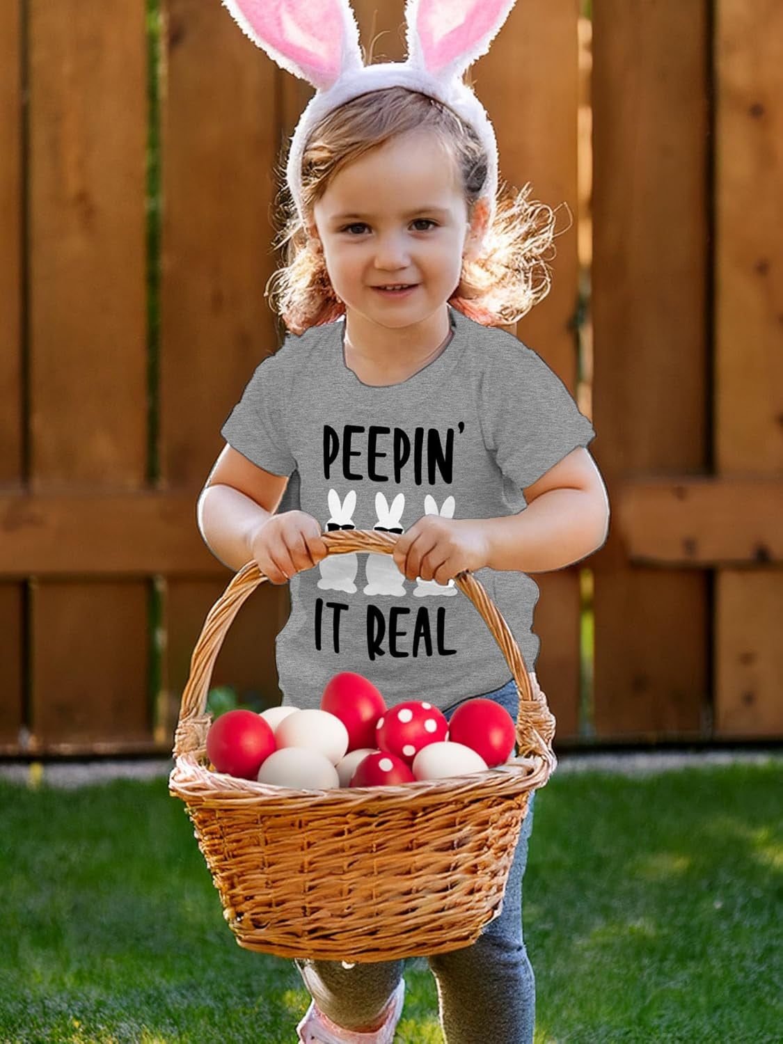 St. Patricks Day Shirt Funny Irish Clover Easter Bunny Eggs Infant Toddler Youth Kids T-Shirt