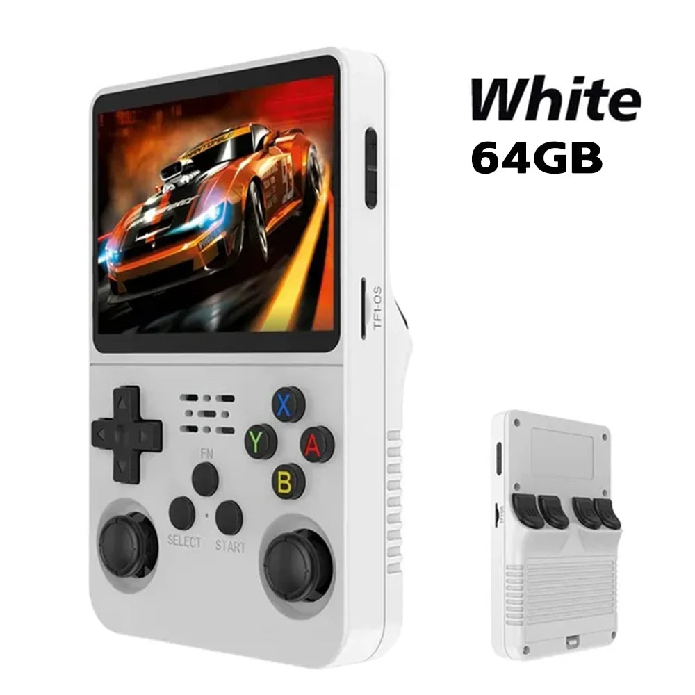R36S ARKOS Retro Handheld Video Game Console Genuine 3.5 Inch IPS Multiple Colors Are Available Screen Portable Player 64GB Game