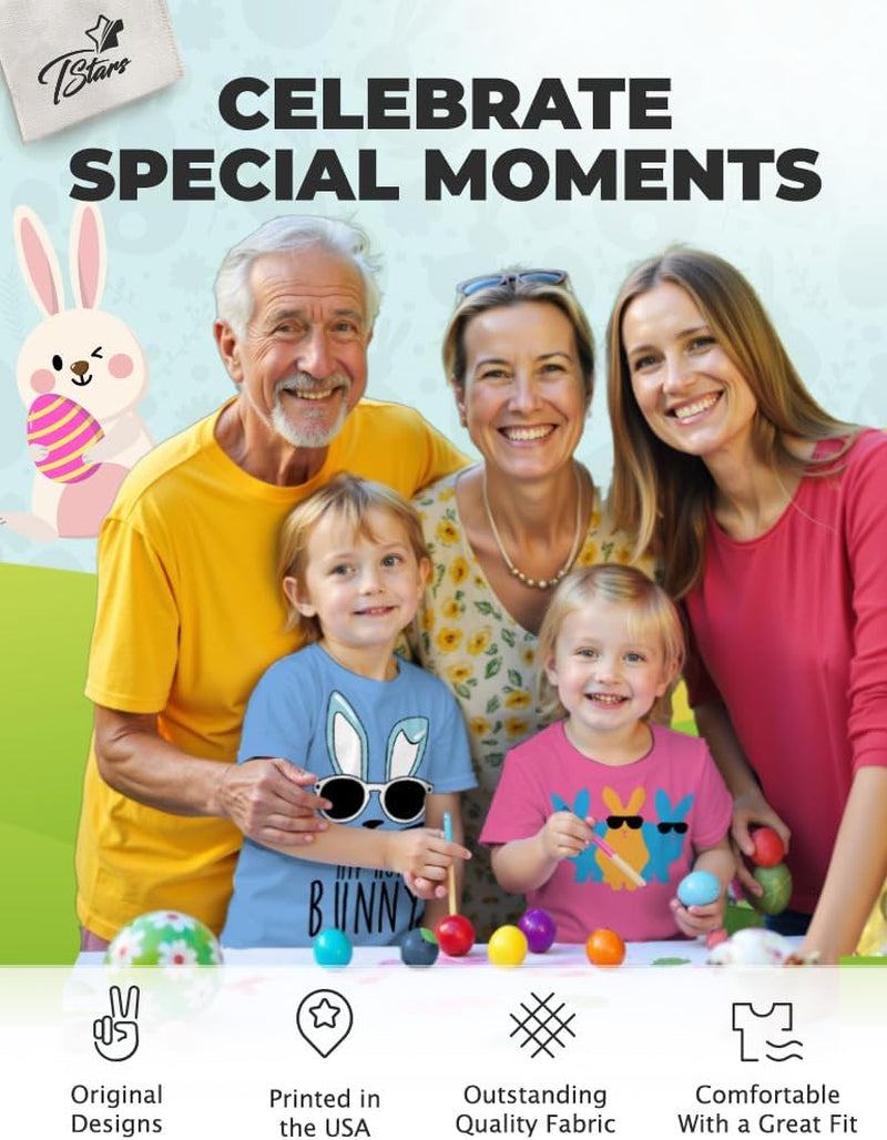 St. Patricks Day Shirt Funny Irish Clover Easter Bunny Eggs Infant Toddler Youth Kids T-Shirt