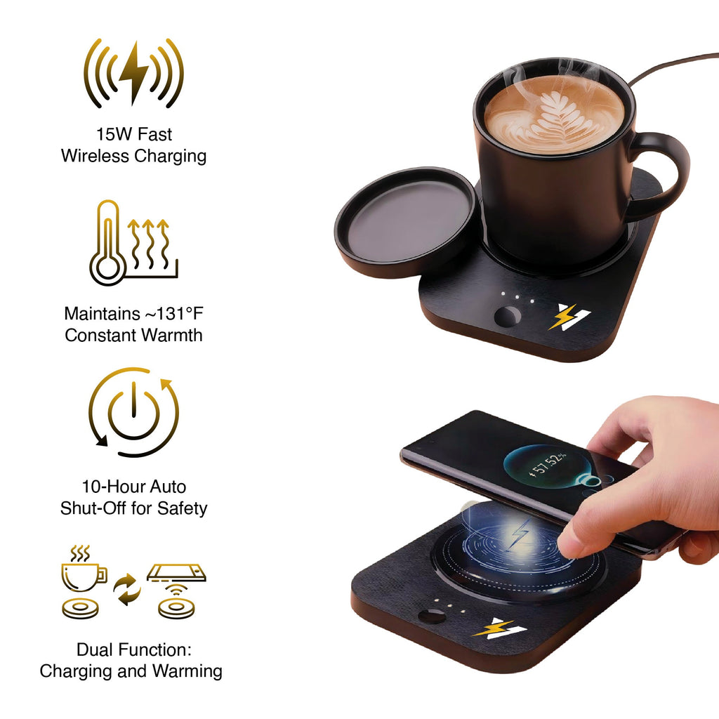 Sip & Charge 2-in-1 Wireless Charger & Mug Warmer-1